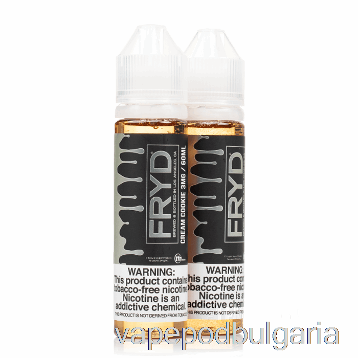 Vape Bulgaria Cream Cookie - Fryd E-liquid - 120ml 0mg